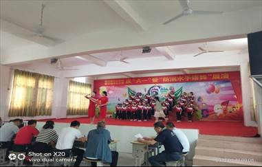 新寧縣黃龍鎮(zhèn)中間小學(xué)開展慶“六一”暨“防溺水手語(yǔ)舞”展演運(yùn)動(dòng)