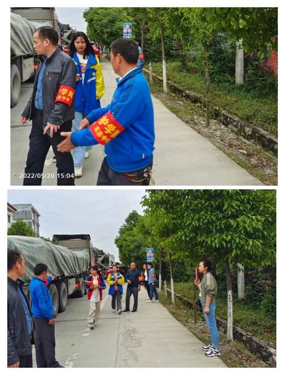 轉(zhuǎn)作風(fēng)樹形象，黨員教師走上護(hù)學(xué)崗