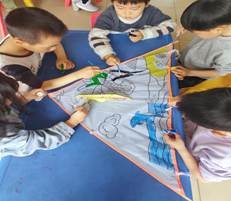 新寧縣清江橋鄉(xiāng)中間幼兒園開展風(fēng)箏舞春意——巧手繪風(fēng)箏教育運(yùn)動(dòng)