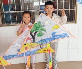 新寧縣清江橋鄉(xiāng)中間幼兒園開展風(fēng)箏舞春意——巧手繪風(fēng)箏教育運(yùn)動(dòng)