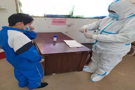 果斷打好新冠疫情防控阻擊戰(zhàn)——塘渡口鎮(zhèn)玉田中學(xué)開展疫情防控演練