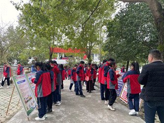 石江鎮(zhèn)開展“禁毒、安全宣傳運動”進校園運動。