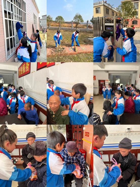 三月學(xué)雷鋒，情暖敬老院——金稱市鎮(zhèn)中間完小學(xué)雷鋒運(yùn)動(dòng)