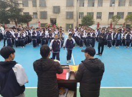 邵陽(yáng)縣梽木山中學(xué)舉辦“乒乓球比賽”