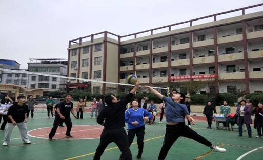 金稱市鎮(zhèn)舉行首屆教職工氣排球比賽