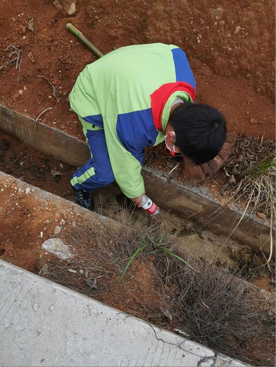 洞口縣茶場黌舍進行“我為社會做貢獻”學雷鋒運動