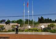 講文明守紀(jì)律  促校風(fēng)展學(xué)風(fēng)----------橫溪初級(jí)中學(xué)升旗主題運(yùn)動(dòng)