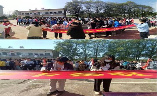 邵陽縣下花橋鎮(zhèn)雙江中學落實防溺水全員簽名運動