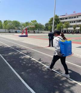 v抗疫勝利復學在即、我們在舉措   ——湖南邵陽新寧白沙中學