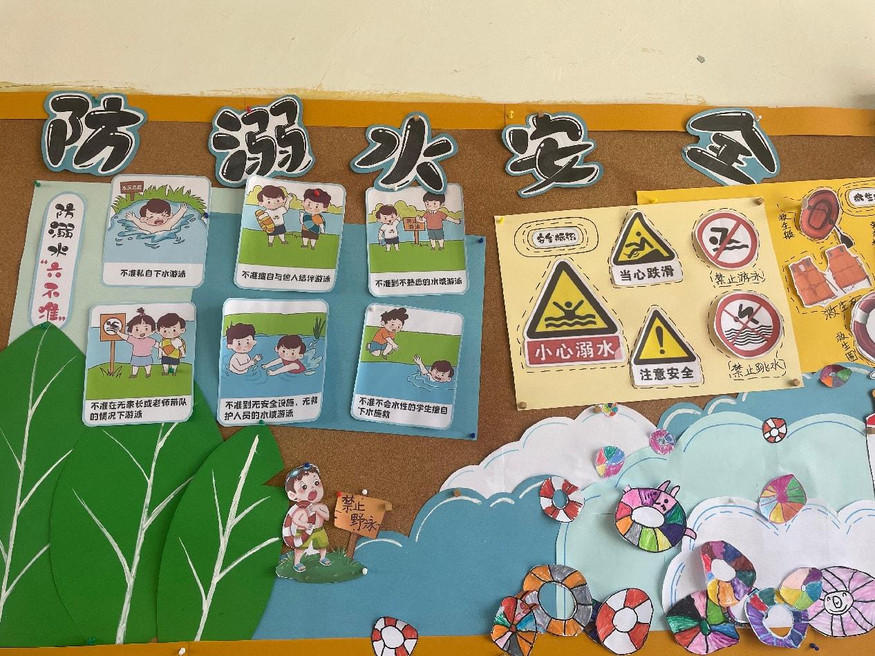 萬塘鄉(xiāng)白馬田幼兒園 開展防溺水安全主題環(huán)境創(chuàng)設(shè)評比