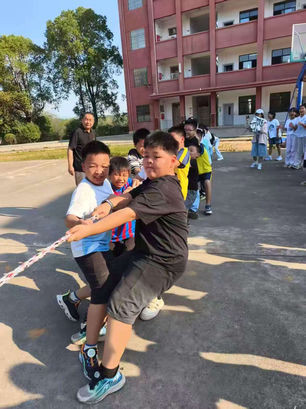 力拔山兮氣蓋世，團(tuán)結(jié)之花綻校園